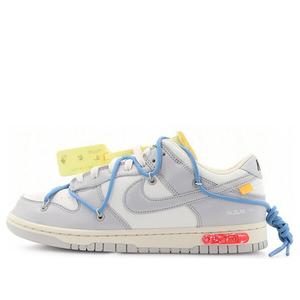 Кроссовки x off white dunk low Nike, серый