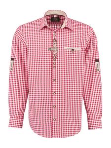 Традиционная рубашка 420028-2602 красного цвета OS-Trachten