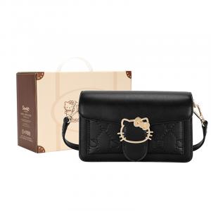 Sanrio Сумка через плечо из искусственной кожи Hello Kitty, Black