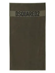 Пляжное полотенце с логотипом DSQUARED2, зеленый