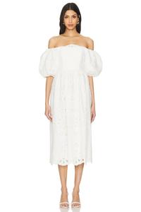 Платье миди ария Lpa, белый