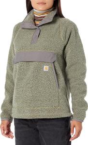 Куртка Carhartt Fleece 1/4 Snap Front Jacket, Basil/Malt Heather