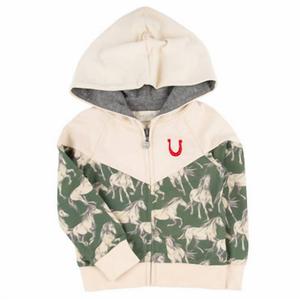 Miki Miette Детская толстовка с длинными рукавами Kids Ever зеленого цвета