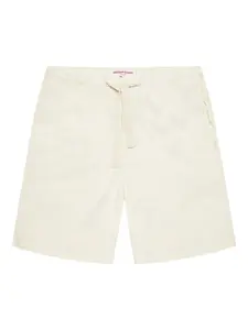 Шорты с эластичным поясом и кулиской Orlebar Brown, белый