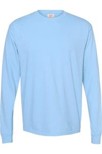 Футболка Comfort Colors Garment-Dyed Heavyweight с длинным рукавом, цвет hydrangea