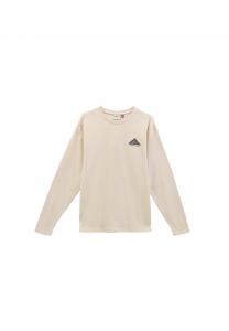 Топ с длинными рукавами WAFFLE HALO, бежевый
