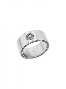 s.Oliver Кольцо из нержавеющей стали черного цвета