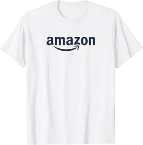 Футболка с логотипом Amazon (чернила кальмара), белый