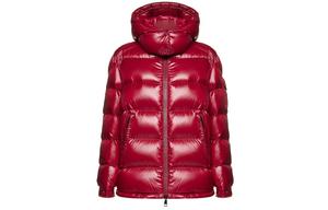 Пуховик женский красный Moncler