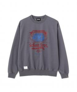 Пот для экипажа Schott FACTORY / Crew Sweat Shot Factory