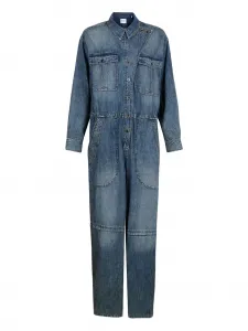 Джинсовый комбинезон на пуговицах ISABEL MARANT, синий