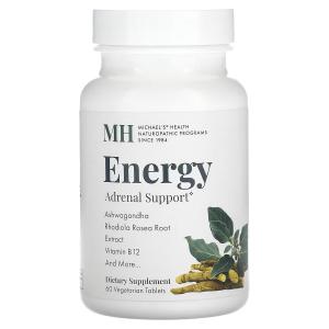 Добавка Michael's Naturopathic Energy Adrenal Support, 60 вегетарианских таблеток