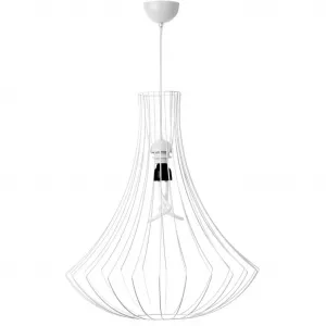 Подвесной светильник Подвесная лампа Chiara 110 E27, 1 шт. Промышленный и винтажный дизайн Kayoom, белый