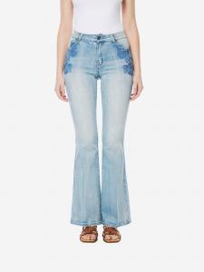 KOROSHI Джинсы клеш в синем дениме