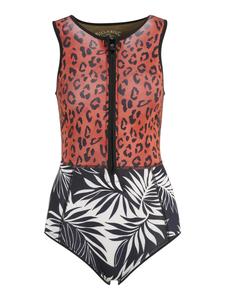 BILLABONG Гидрокостюм 'Sista' в красном и бежевом цвете