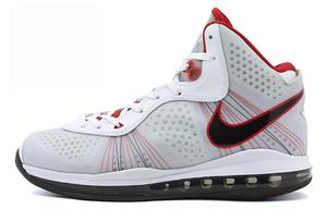 Баскетбольные кроссовки Lebron 8 Vintage Men Mid-top White/Black/Sports Red Nike