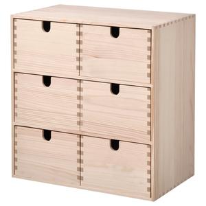 Мини-комод, сосна, 31x18x32 см Moppe IKEA