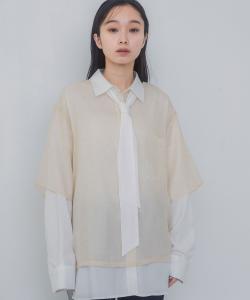 Цветной полупрозрачный пуловер SS Jeanasis, цвет Beige(51)