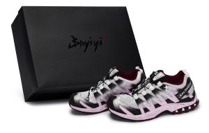 SALOMON Кроссовки для бега XA PRO 3D Abrasion Resistant Low top Unisex черные розовые серебристые