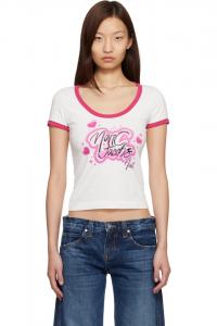 Marc Jacobs Эксклюзивная белая футболка Ssense "The City"