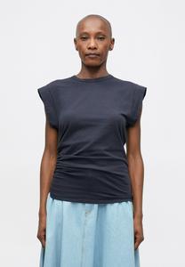 Футболка OFFICINE GENERALE INAYA ASYMETRICAL, Dark Navy/Dark Blue