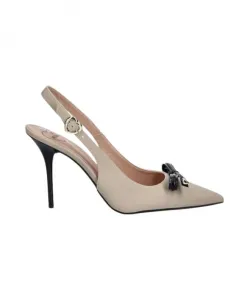 Туфли-Лодочки с открытой пяткой Love Moschino, бежевый