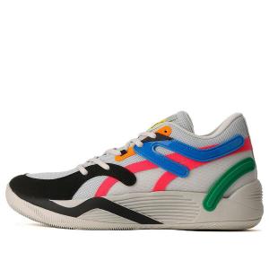 Кроссовки trc blaze court gray black blue Puma, серый