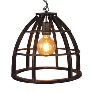 Подвесной светильник Brilliant Matrix II, сталь - 1-пламенная - ширина: 34 см