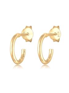 Elli Серьги из серебра 925 пробы с золотым покрытием