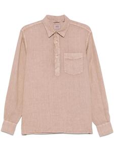 ASPESI льняная рубашка, коричневый
