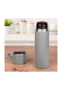 Изолированная бутылка 450 мл, серая, матовая THERMOHOME Gräwe, серый