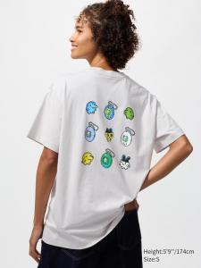 Футболка UT Tamagotchi Uniqlo, 02 light grey