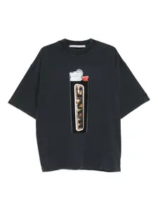 Футболка с принтом Alexander Wang, серый