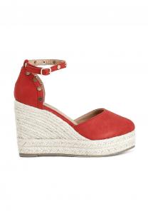 Босоножки на платформе Decolleté CAFèNOIR, красный