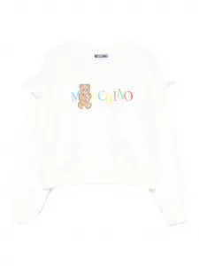 Толстовка с оборками Moschino Kids, белый