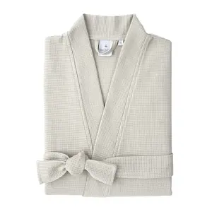 Хлопковый халат 280 гр/м2 Astreena Yves Delorme, камень