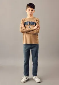 Детские прямые джинсы Mango Kids, Royal Blue