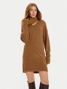 Трикотажное платье обычного кроя Liu Jo, коричневый