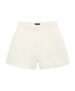 Короткие, модные шорты Anine Bing, бежевый