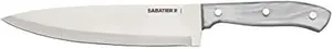 Нож шеф-повара Sabatier с тройным заклепочным креплением, 20 см, серый