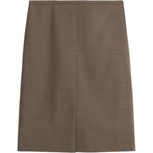 Повседневная короткая юбка женская COS, коричневый