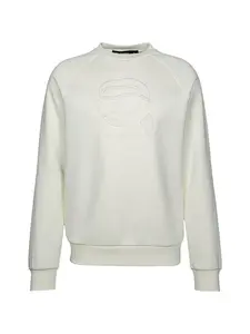 Свитшот с круглым вырезом Karl Lagerfeld, бежевый