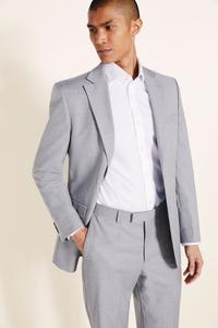 Серый костюм классического кроя и эластичная куртка MOSS, серый