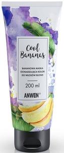 Охлаждающая цвет банановая маска для волос Anwen Cool Bananas, 200ml