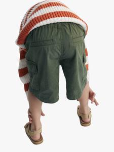 Детские шорты Artemis Bermuda с хлопковым поясом на шнурке The New Society, Forest