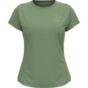 Футболка с круглым вырезом, размер 3 Odlo, цвет loden frost melange