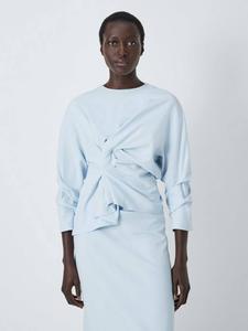 Блузка с узлом John Lewis x A.W.A.K.E. MODE, Light Blue