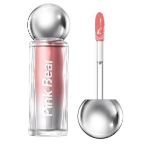 Pink Bear Pinkbear миниатюрная лампочка цветная сыворотка для губ блеск для губ зеркальное покрытие глянцевый блеск для губ сияющий прозрачный уменьшает морщинки на губах