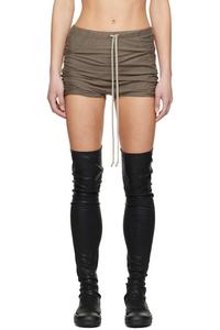 Шорты Hollywood buds Rick Owens Drkshdw, цвет dust