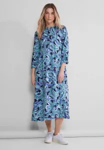Платье миди STREET ONE из вискозы, цвет морской волны